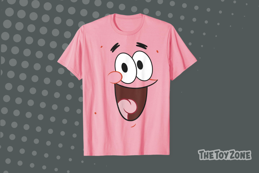 28 SpongeBob Patrick Big Face T Shirt