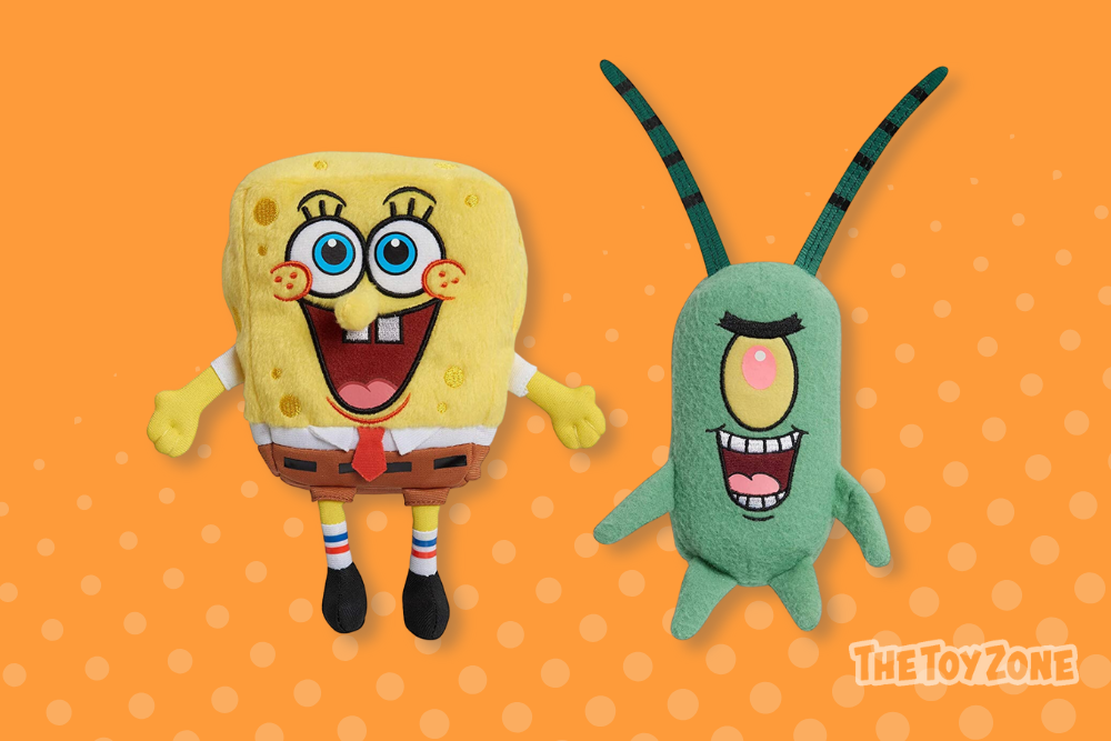 6 Nickelodeon SpongeBob SquarePants 2 Piece Plush Set