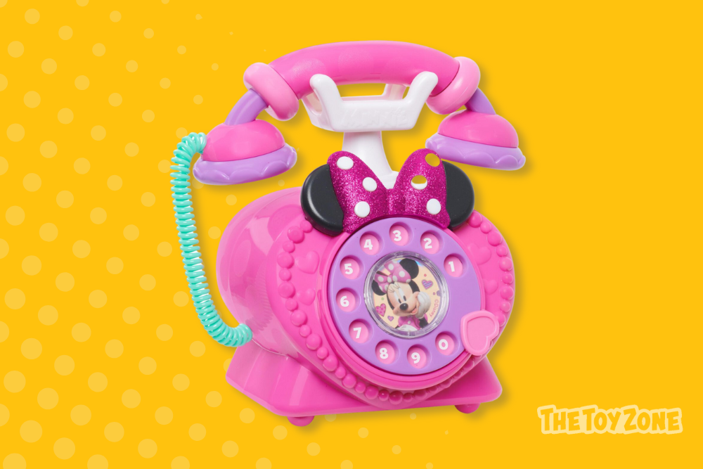 7 Disney Junior Minnie Mouse Ring Me Rotary Phone