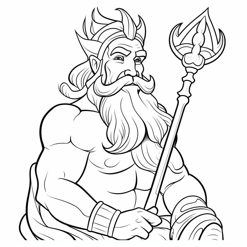 King Triton A simple image of King