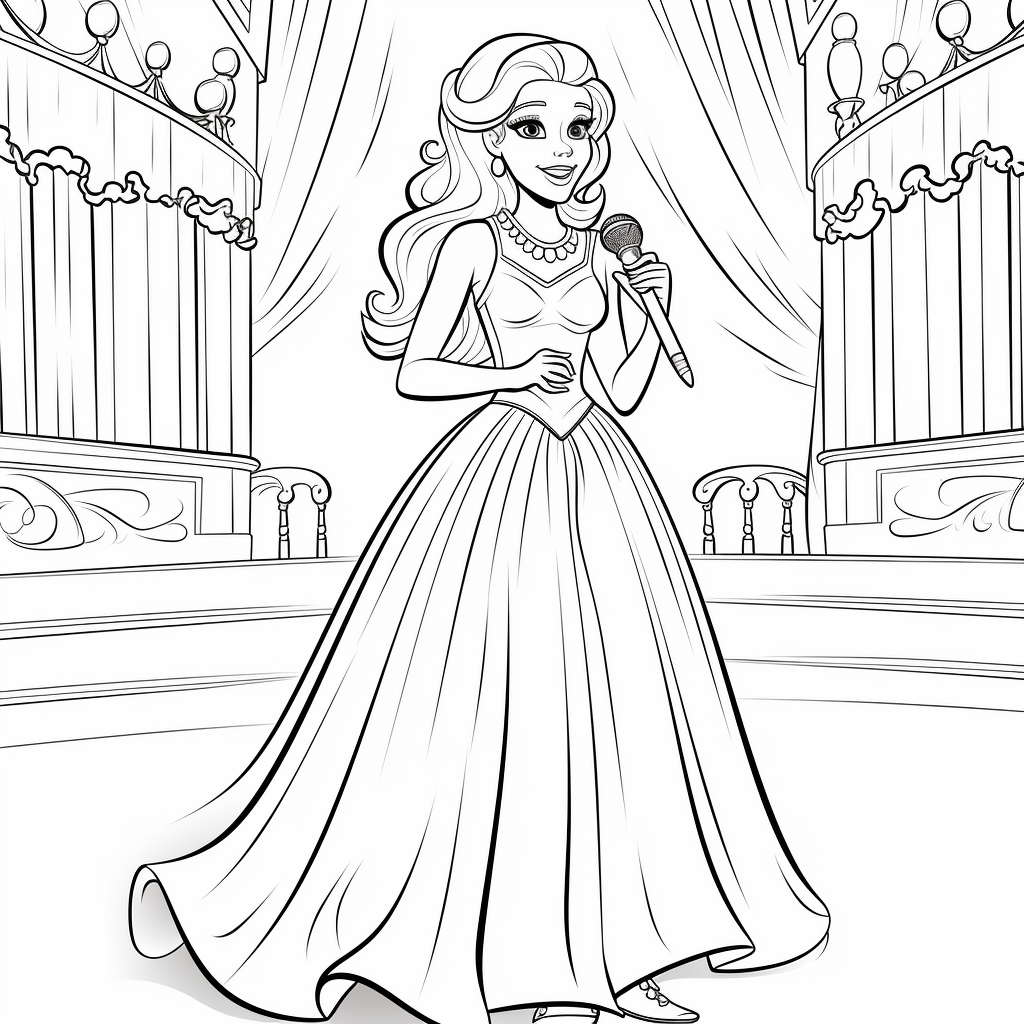 Free Printable Barbie Coloring Pages - TheToyZone