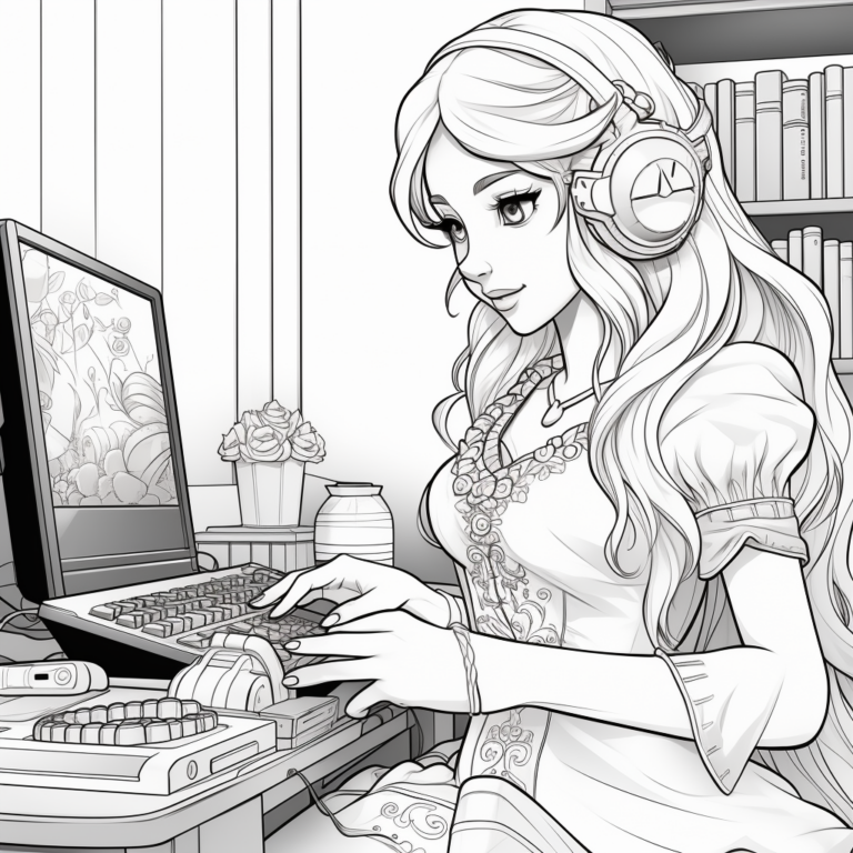 Free Printable Barbie Coloring Pages - TheToyZone