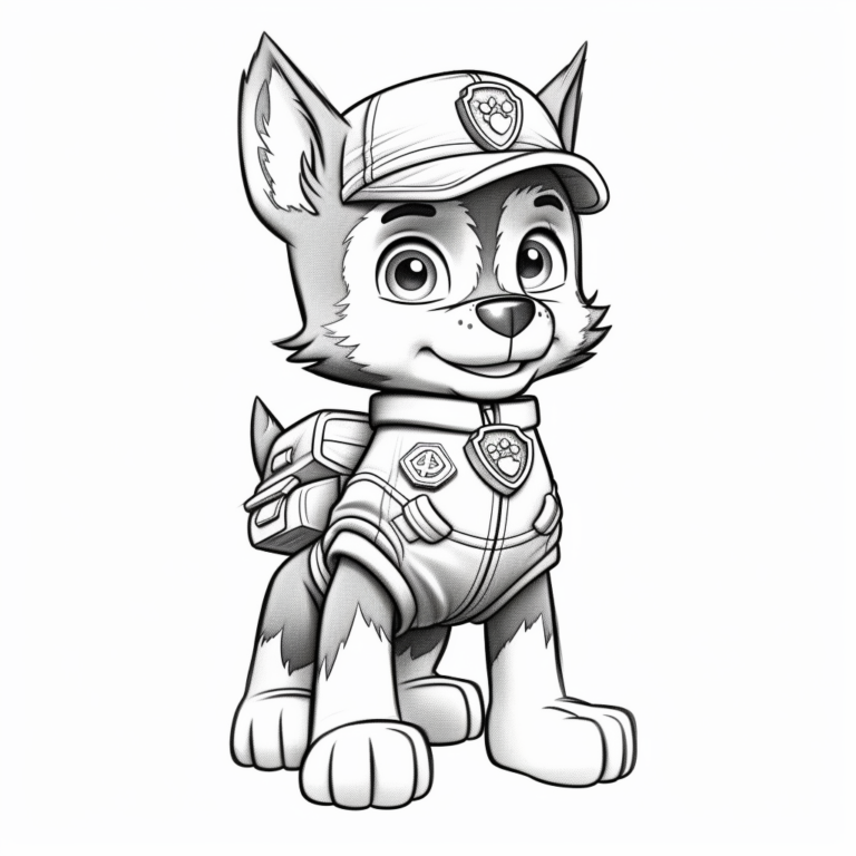 32 Free Printable Paw Patrol Coloring Pages - TheToyZone