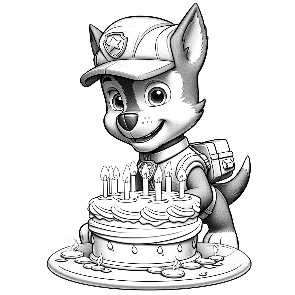 Patrulha Canina  Paw patrol coloring pages, Paw patrol coloring, Birthday  coloring pages