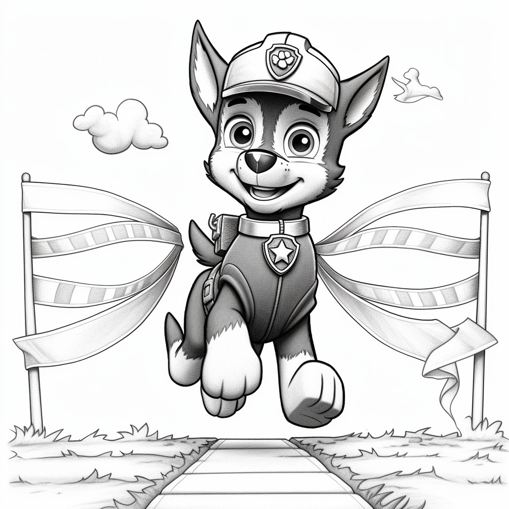 Paw Patrol Tracker Coloring Pages - 4 Free Printable Coloring Sheets