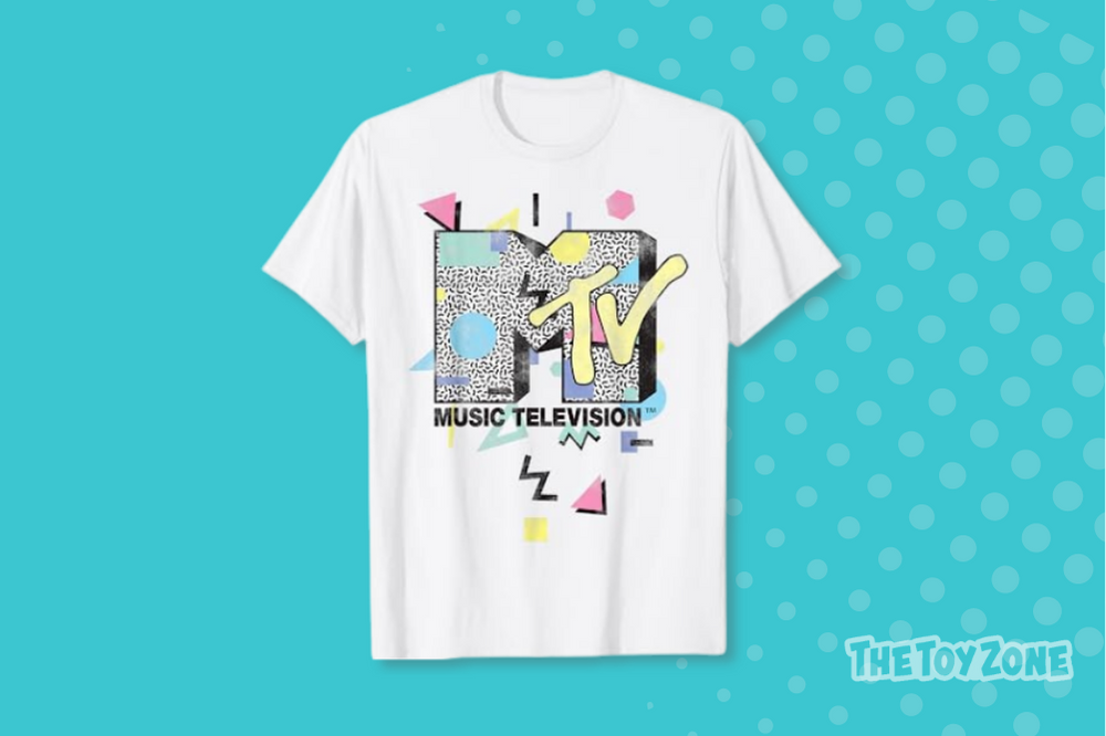 61 MTV Retro Logo Graphic T Shirt