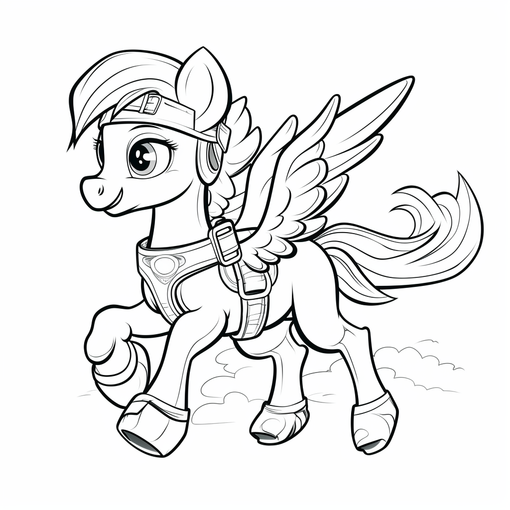 young my little pony coloring pages