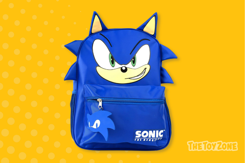 Sega Sonic the Hedgehog Team Tail, Knuckles, Shadow Insulated Blue Lunch Bag  