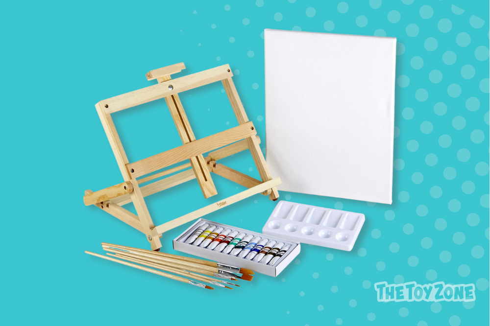 29 Artlicious 21 Piece Complete Easel Set