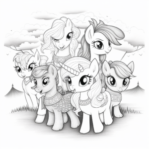13 Cute My Little Pony Coloring Pages for MLP-Obsessed Kids [Free Printables] - TheToyZone