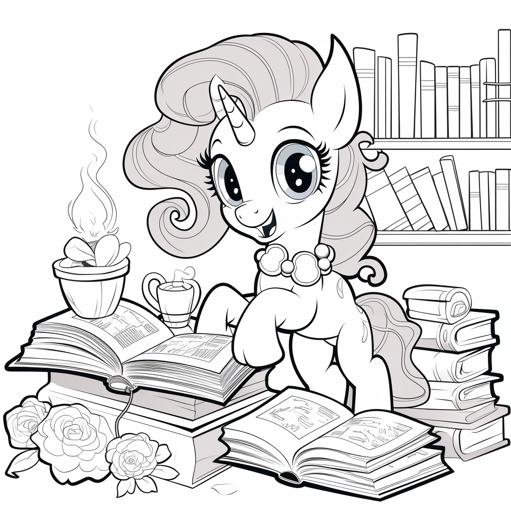 Twilight Sparkle from My Little Pony Coloring Page