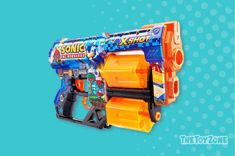 8 X Shot Skins Dread Sonic Foam Dart Blaster