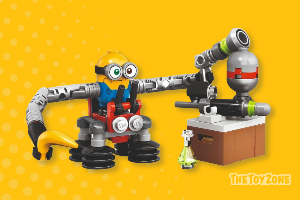 15 LEGO Minions Bob Minion with Robot Arms Building Kit 30387