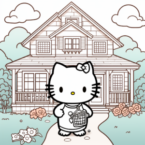 16 Free Printable Hello Kitty Coloring Pages - TheToyZone