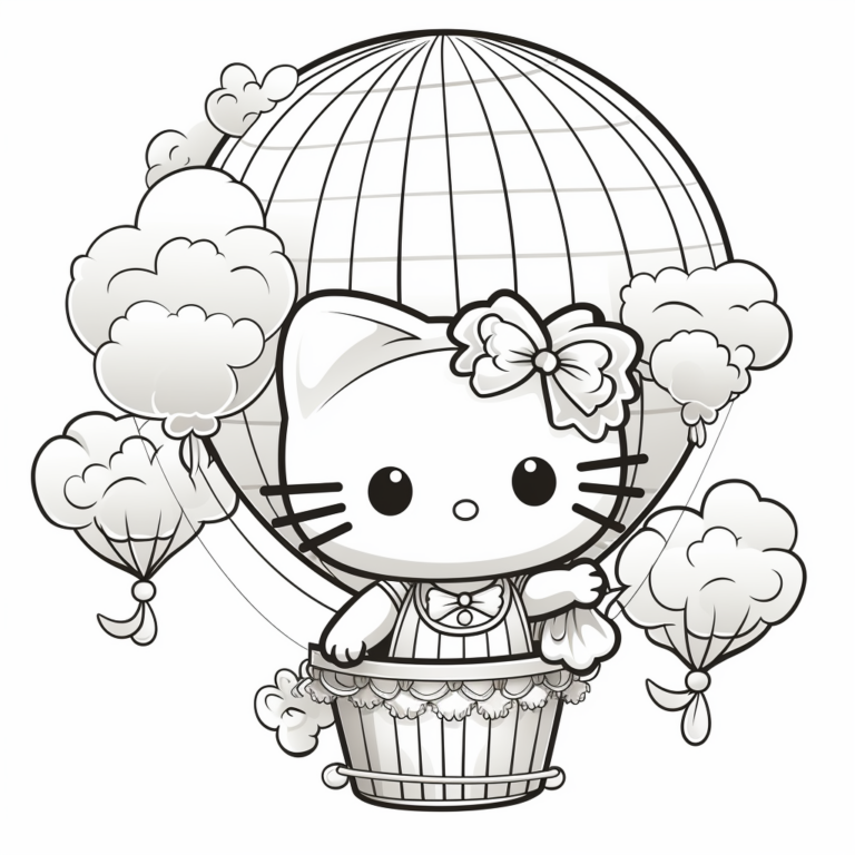 16 Free Printable Hello Kitty Coloring Pages - TheToyZone
