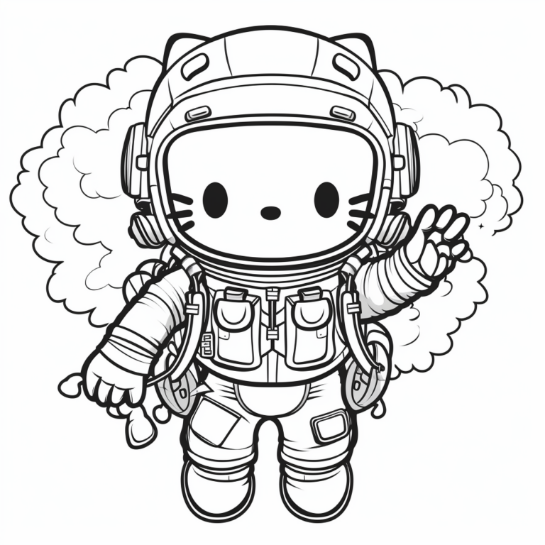 16 Free Printable Hello Kitty Coloring Pages - TheToyZone