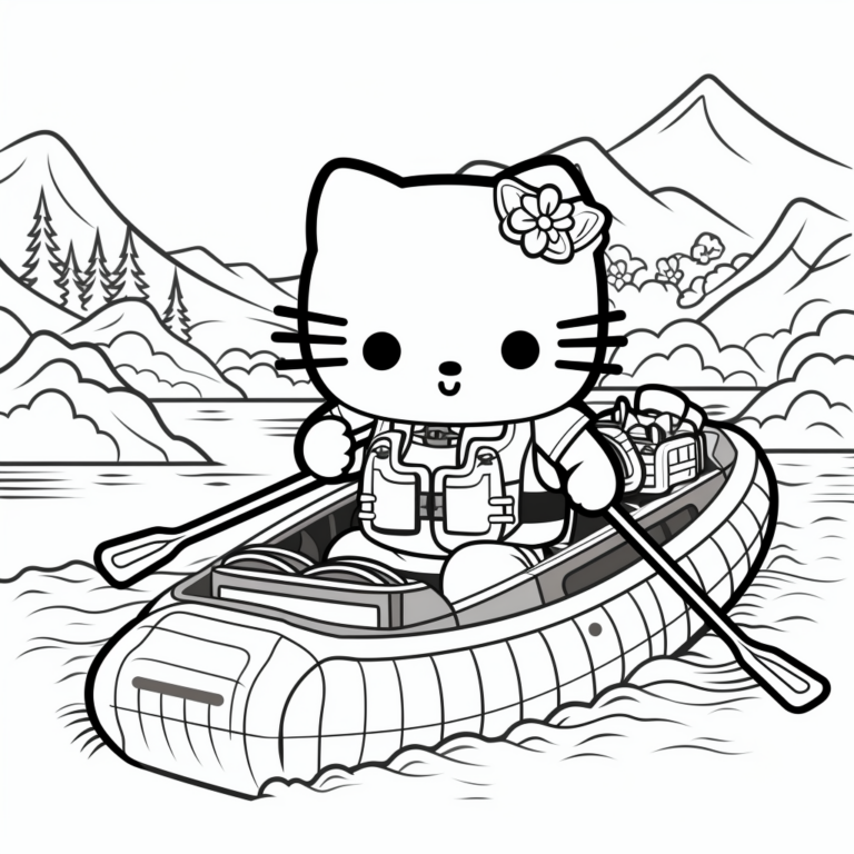 16 Free Printable Hello Kitty Coloring Pages - TheToyZone
