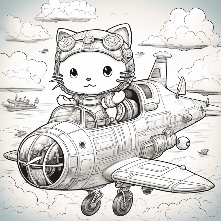 16 Free Printable Hello Kitty Coloring Pages - TheToyZone