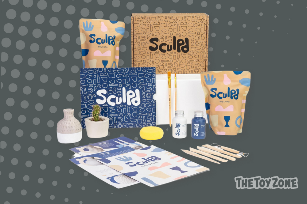 8 Sculpd Pottery Kit