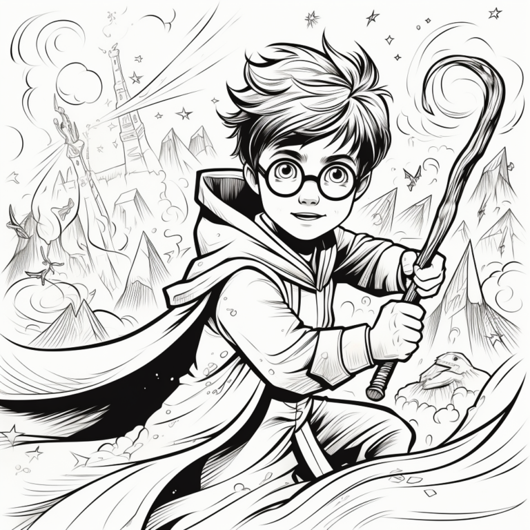 14 Harry Potter Coloring Pages for Artistic Potterheads - TheToyZone