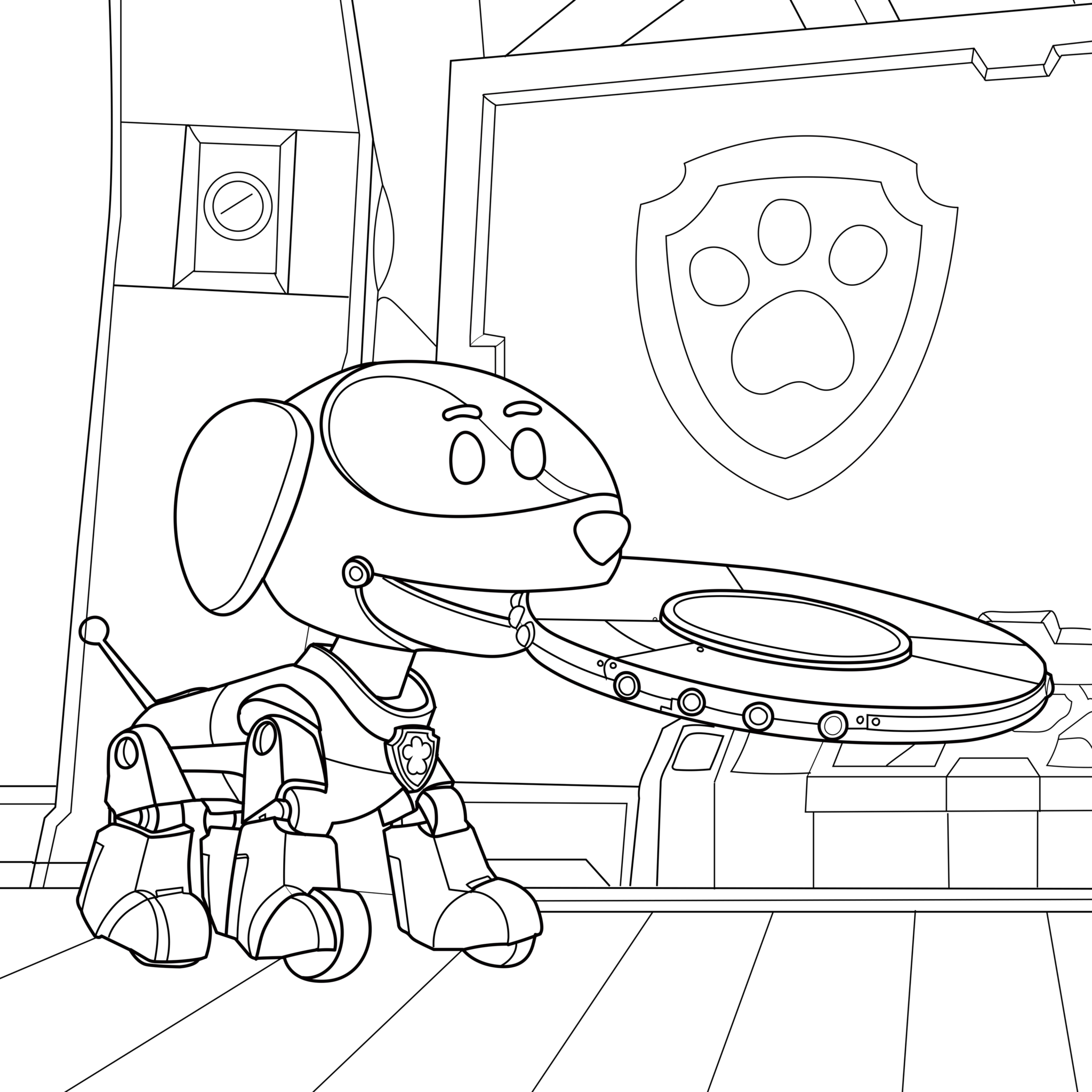 8 Free Printable Paw Patrol Coloring Pages - TheToyZone