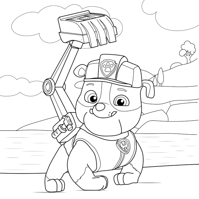 8 Free Printable Paw Patrol Coloring Pages - TheToyZone