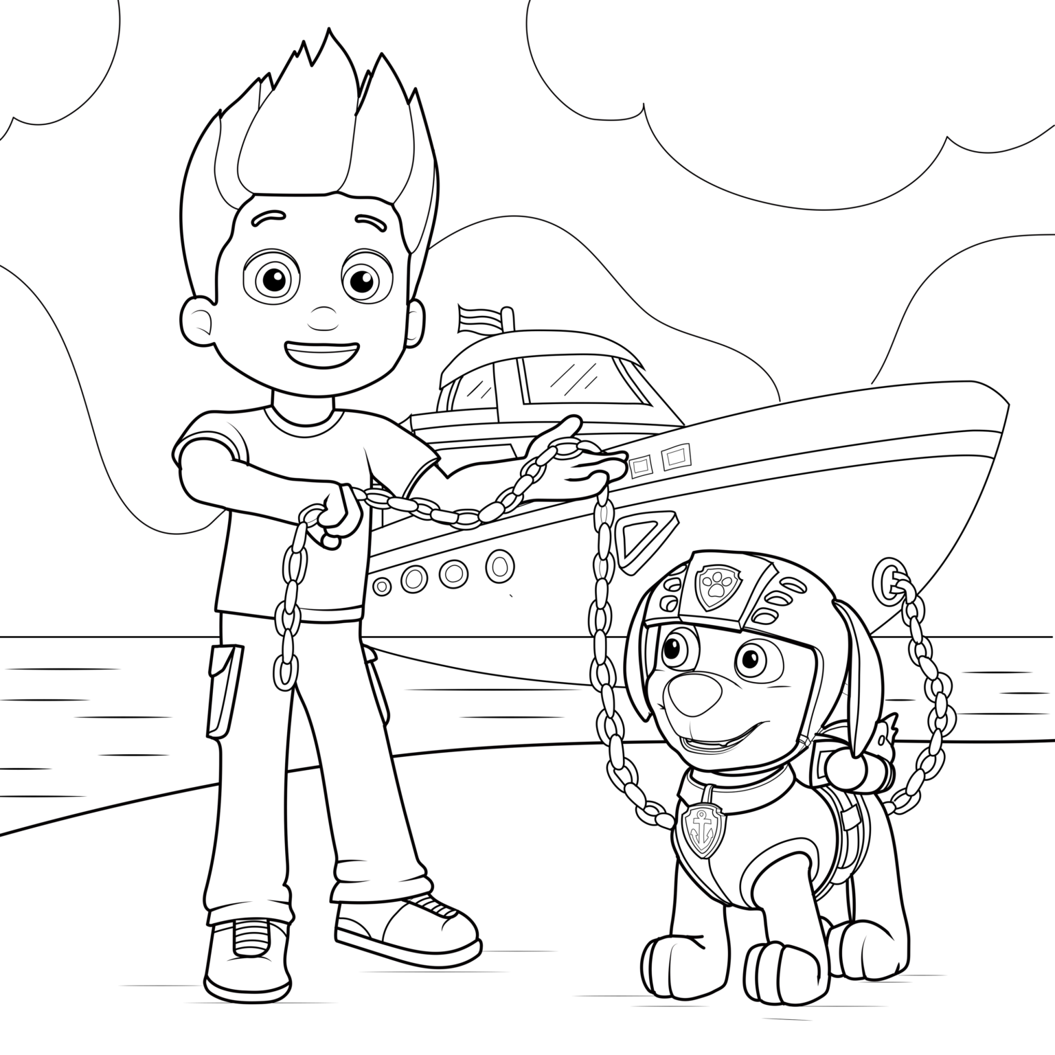 8 Free Printable Paw Patrol Coloring Pages - TheToyZone