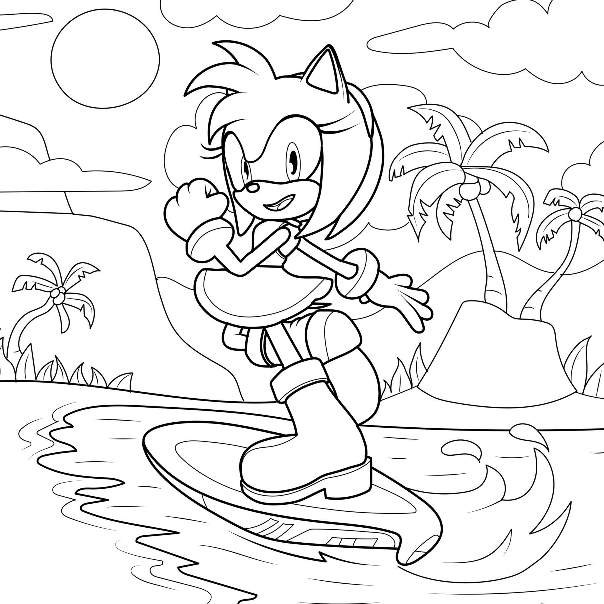 10 Sonic the Hedgehog Free Coloring Pages - TheToyZone