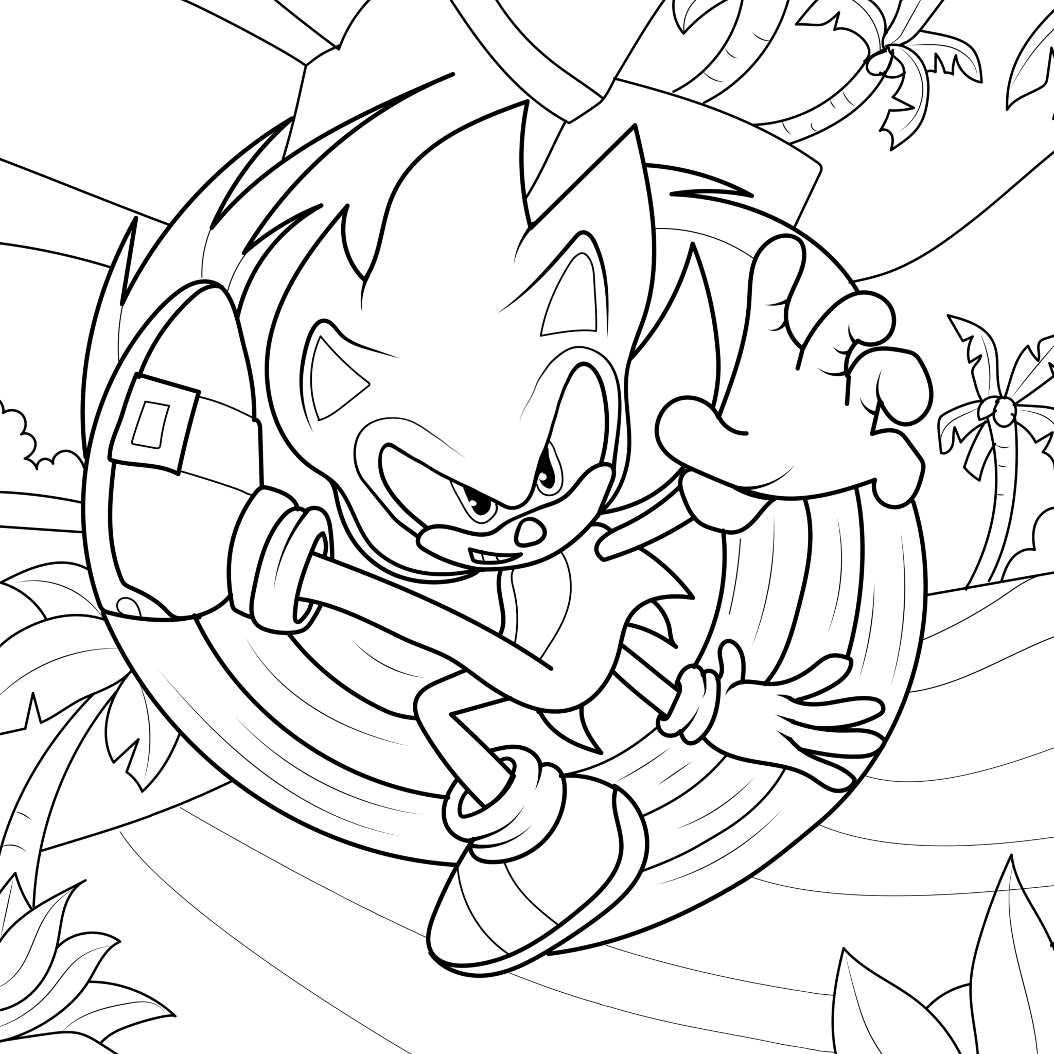 10 Sonic the Hedgehog Free Coloring Pages - TheToyZone