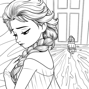 12 Elsa Coloring Pages for Little Frozen Fans - TheToyZone