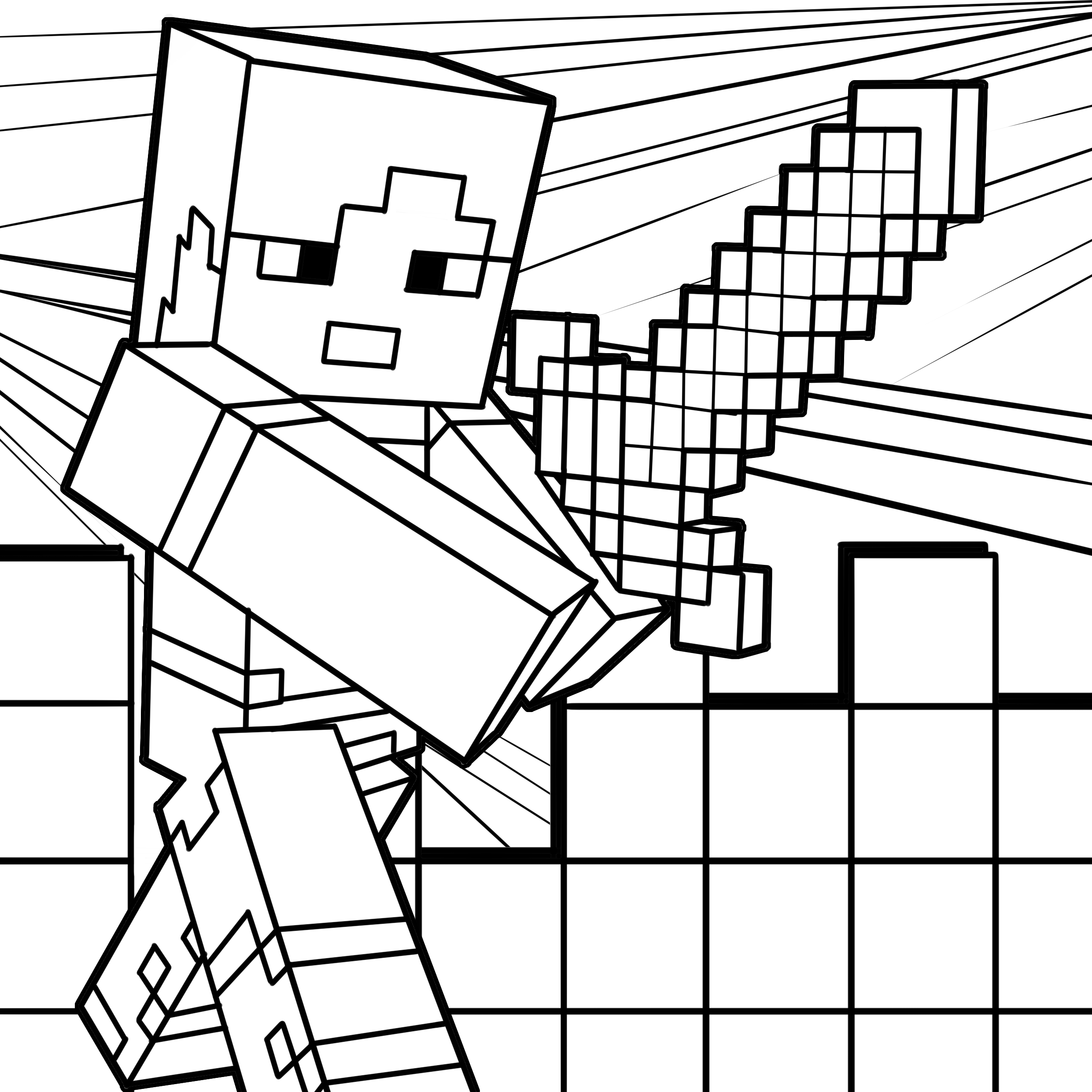 Minecraft Colouring Pages Xeladen Infoupdate