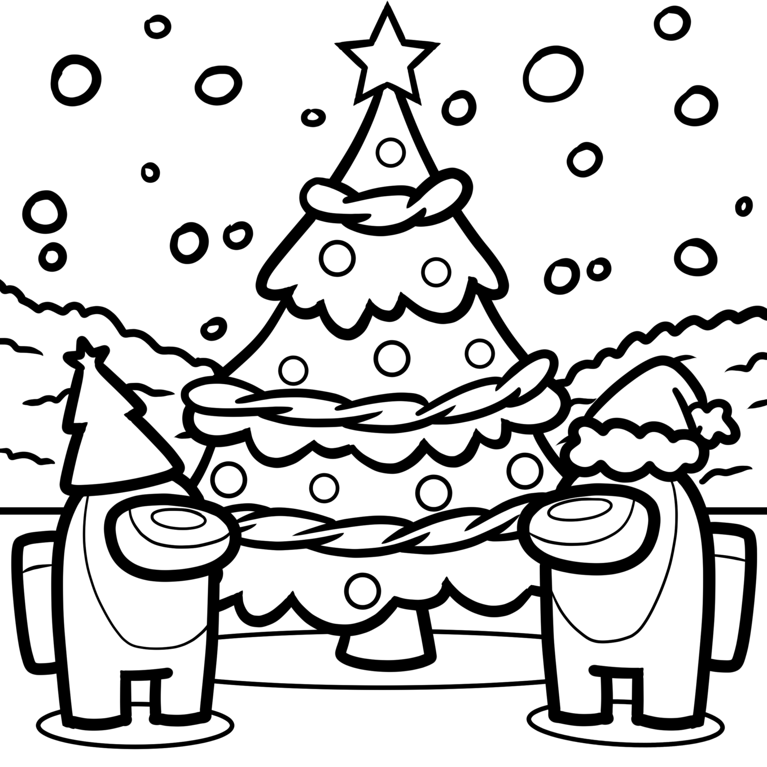 11 Among Us Coloring Pages - [Free and Printable]