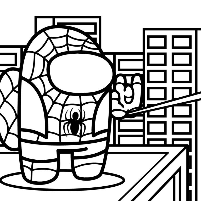 11 Among Us Coloring Pages - [Free and Printable]