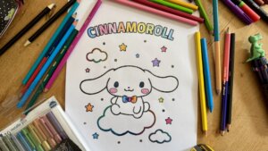 Cinnamoroll Coloring Pages