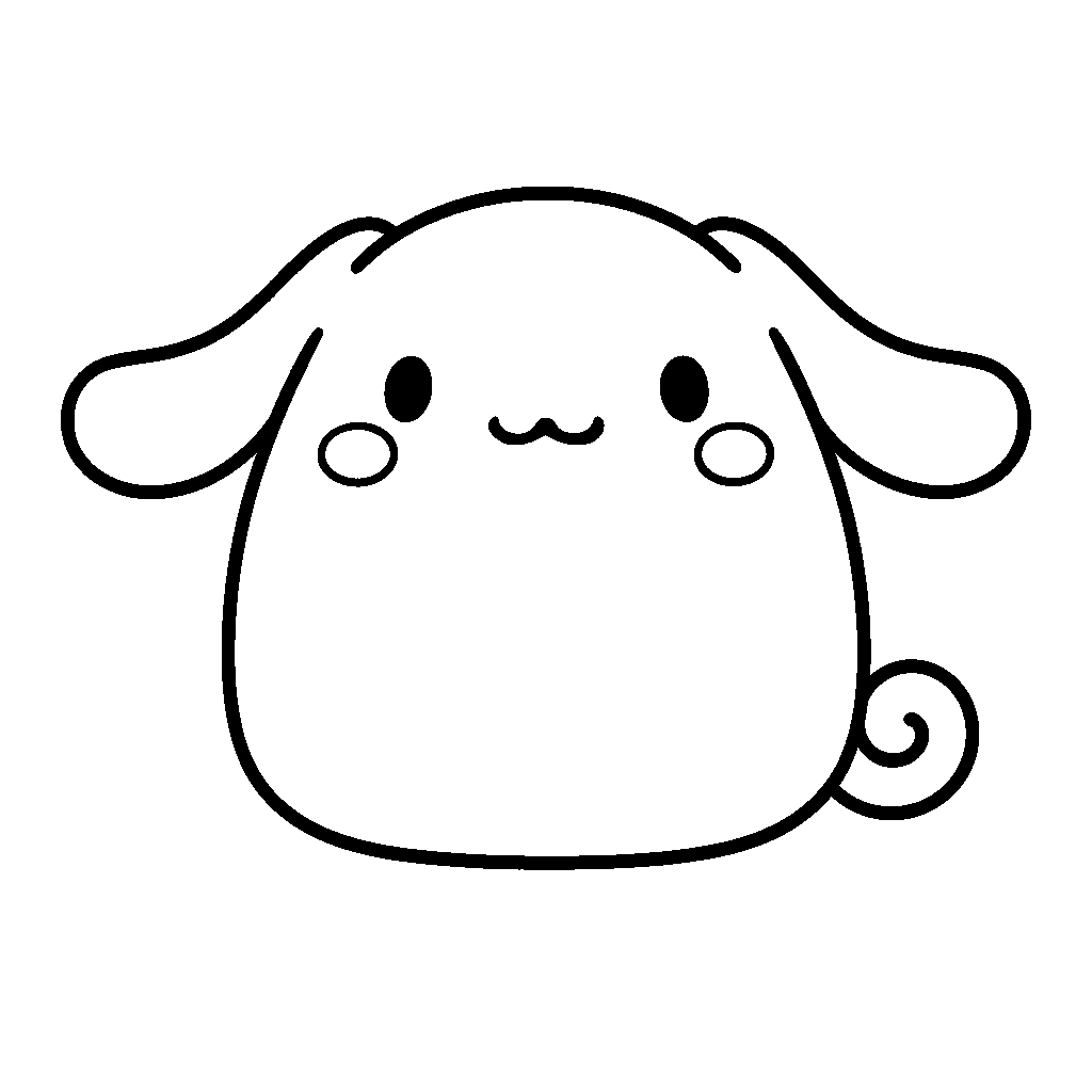 Cinnamoroll Squishmallow BW