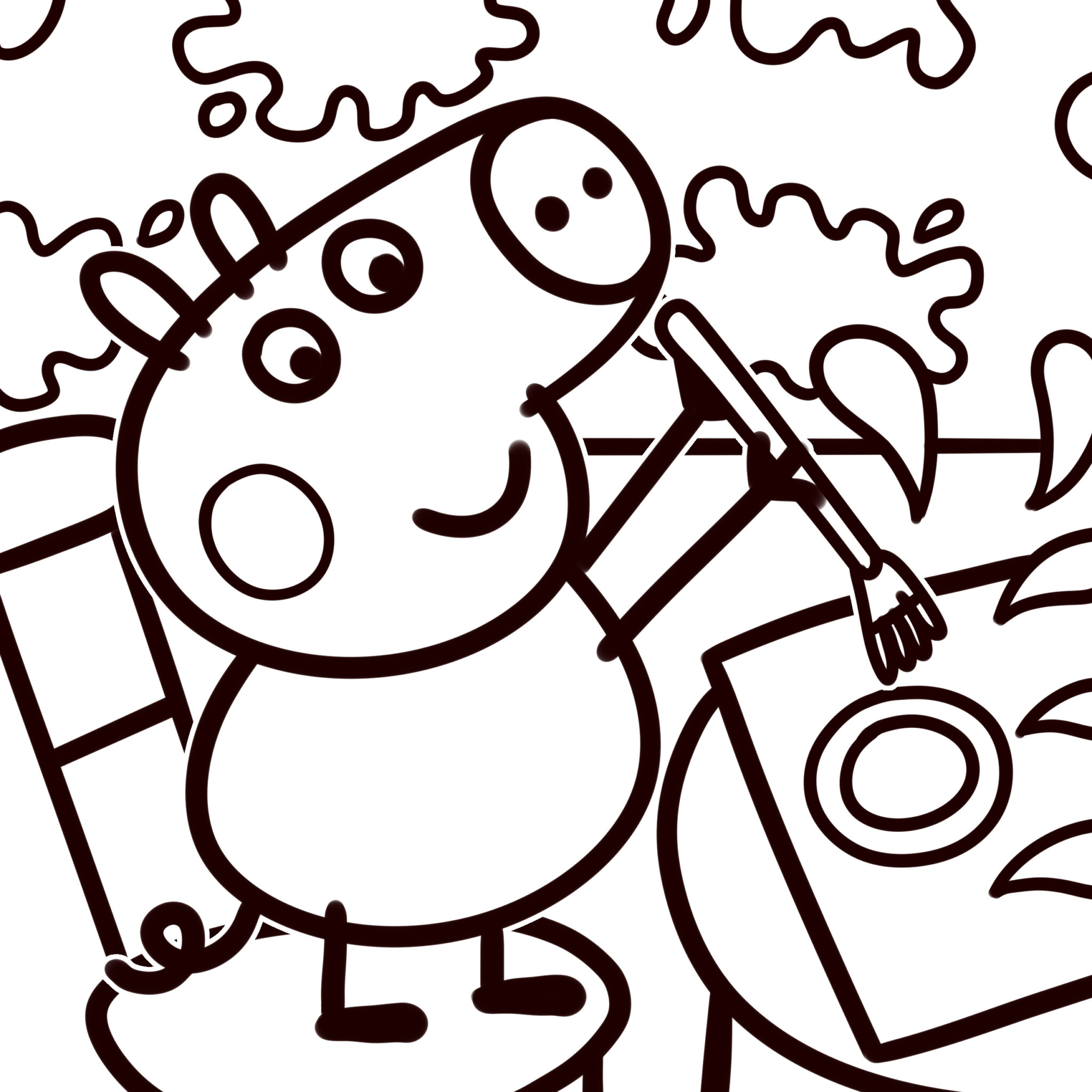 12 Peppa Pig Coloring Pages - TheToyZone