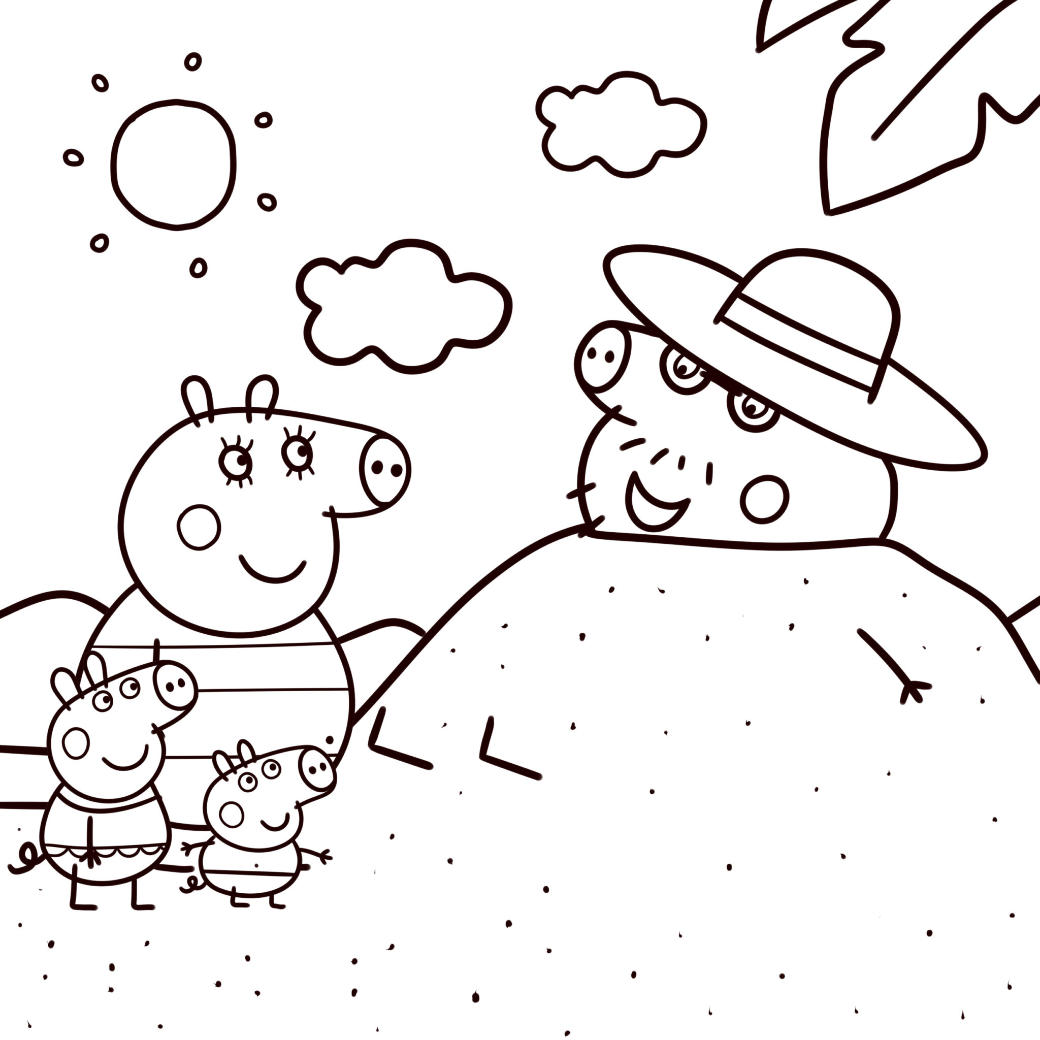12 Peppa Pig Coloring Pages - TheToyZone