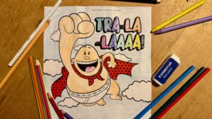 Captain Underpants coloring page