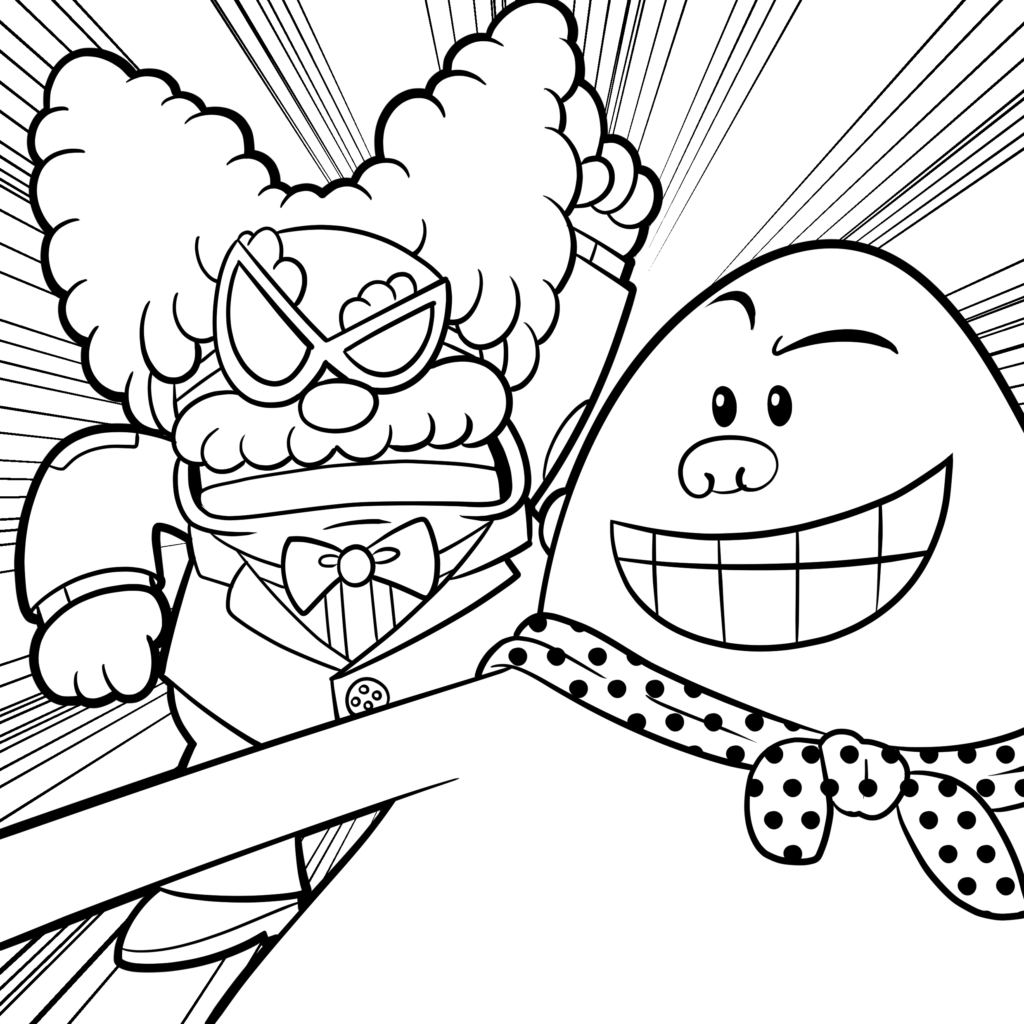 Captain underpants and professor poopy pants