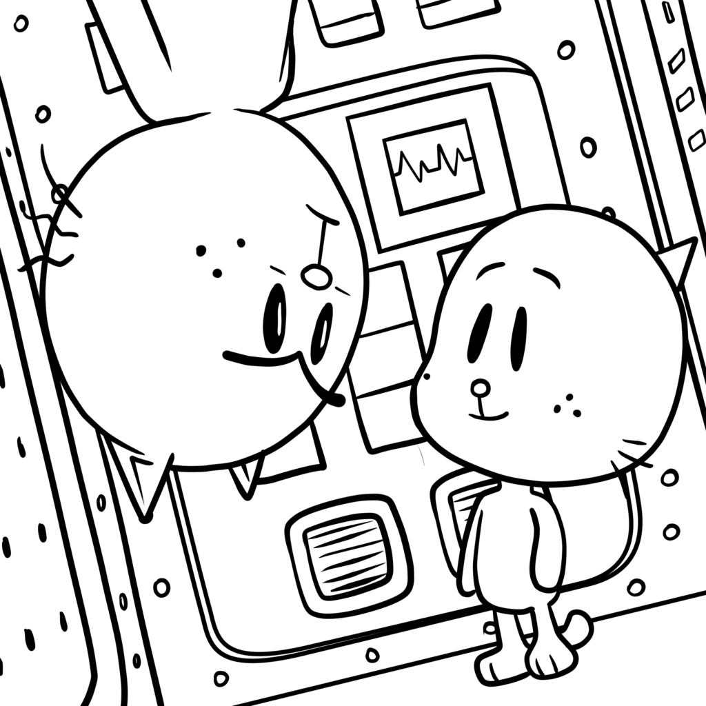 Li'l Petey and Petey the Cat